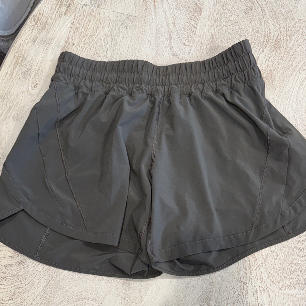 Lululemon track that high rise 5” shorts